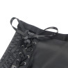 Subblime - 957599 Ensemble Soutien-Gorge Et Jupe En Cuir Noir L/Xl